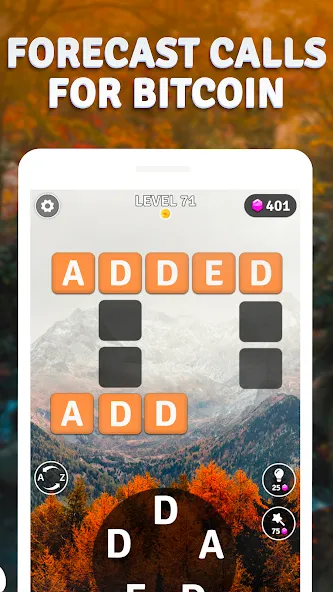 Word Breeze - Earn Bitcoin (Уорд Бриз) [МОД: Меню, Бесконечные монеты и Открытые уровни] Screenshot 4