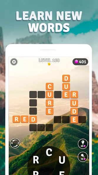 Word Breeze - Earn Bitcoin (Уорд Бриз) [МОД: Меню, Бесконечные монеты и Открытые уровни] Screenshot 5
