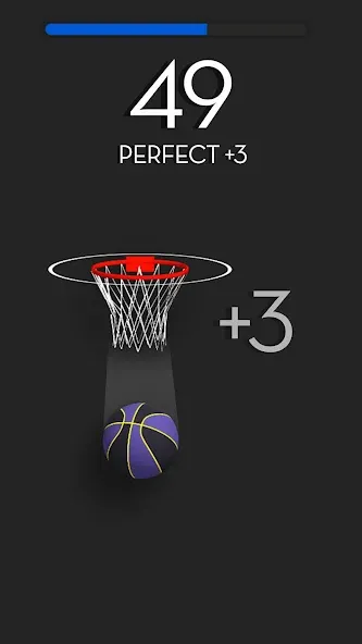 Dunk Stroke-3D Basketball (Дунк Строк) [МОД: Много денег, Монет и Все открыто] Screenshot 2