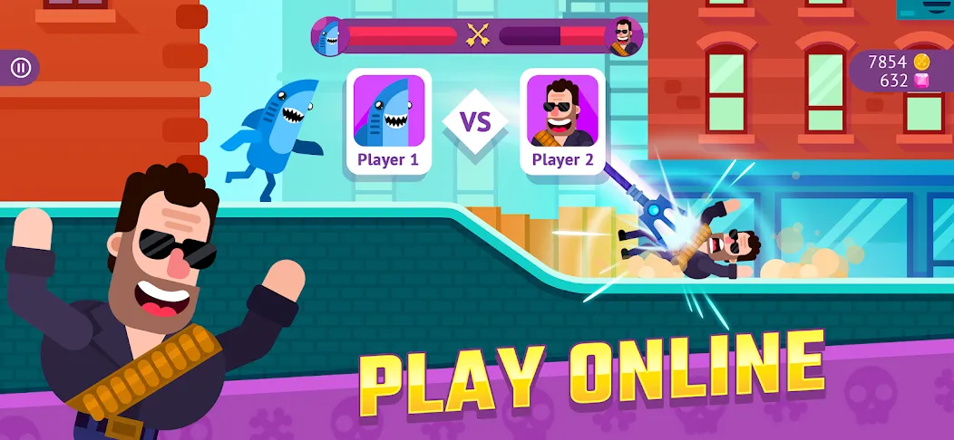Bowmasters: Archery Shooting (Боумастерс) [МОД: Бесконечные деньги, Монеты и Мега MOD] Screenshot 3