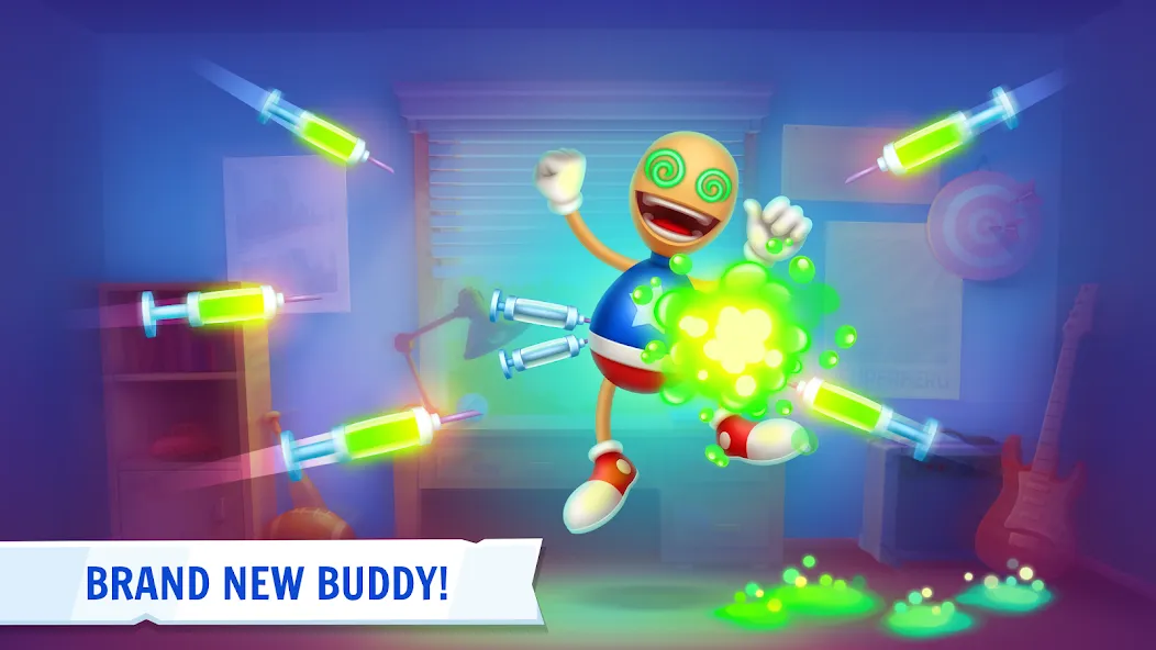 Kick the Buddy: Forever (Кик зе Бадди) [МОД: Деньги, Монеты и Меню MOD] Screenshot 1