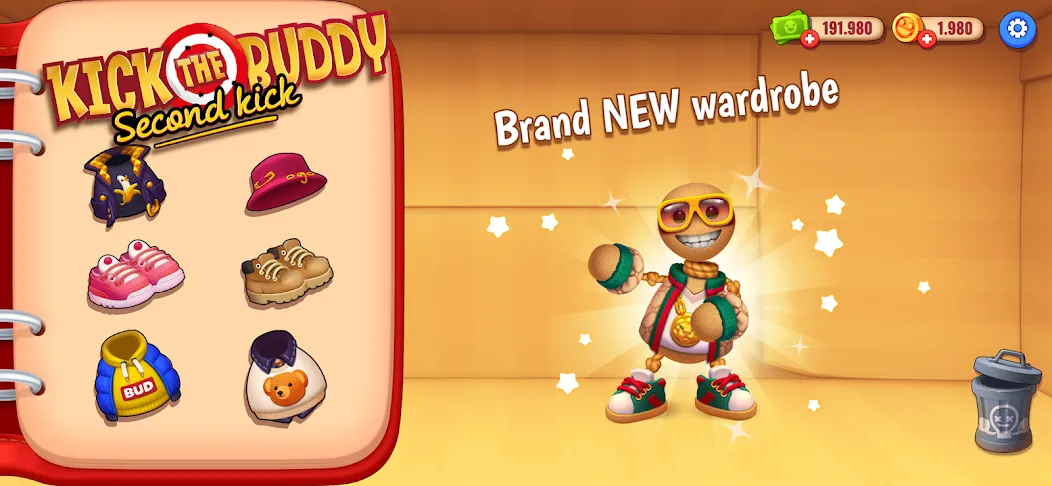 Kick the Buddy: Second Kick (Кик зе Бадди) [МОД: Все открыто, Дополнительные деньги и Меню MOD] Screenshot 3