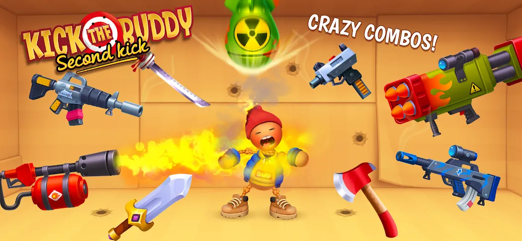 Kick the Buddy: Second Kick (Кик зе Бадди) [МОД: Все открыто, Дополнительные деньги и Меню MOD] Screenshot 5