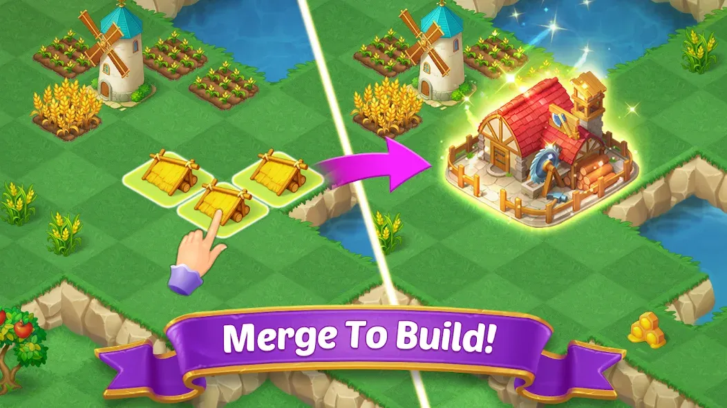 Merge Castle: Match 3 Puzzle (Мердж Кастл) [МОД: Все открыто, Дополнительные деньги и Меню MOD] Screenshot 3