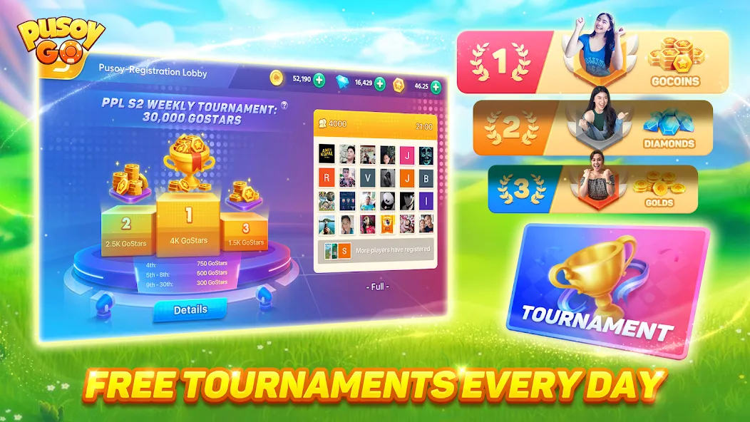 Pusoy Go-Competitive 13 Cards (Пусой Го) [МОД: Бесконечные деньги, Монеты и Мега MOD] Screenshot 3