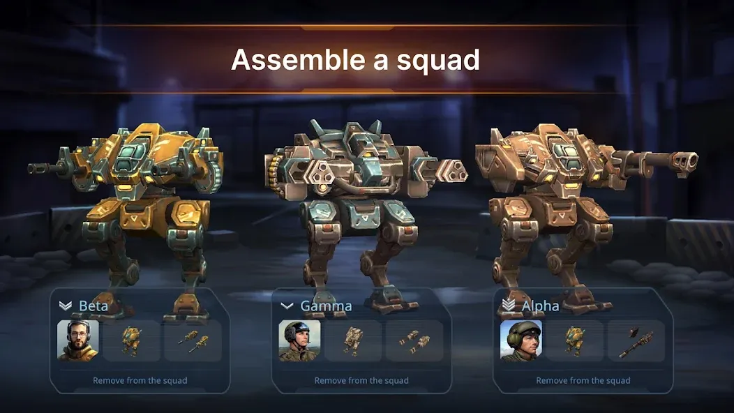 Concern: Mech Armored Front (Консерн) [МОД: Деньги, Монеты и Меню MOD] Screenshot 1