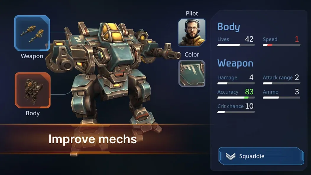 Concern: Mech Armored Front (Консерн) [МОД: Деньги, Монеты и Меню MOD] Screenshot 3