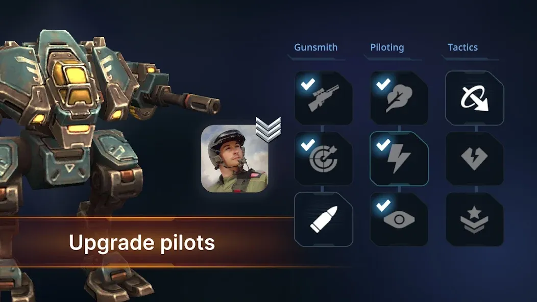 Concern: Mech Armored Front (Консерн) [МОД: Деньги, Монеты и Меню MOD] Screenshot 5