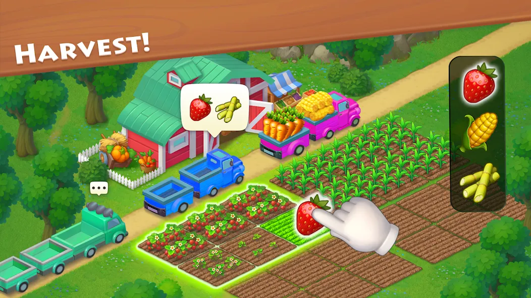 Township (Тауншип) [МОД: Меню, Бесконечные монеты и Открытые уровни] Screenshot 1