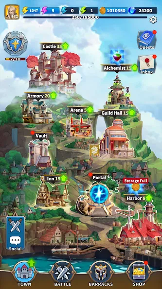 Friends & Dragons - Puzzle RPG [МОД: Бесконечные деньги, Монеты и Мега MOD] Screenshot 3