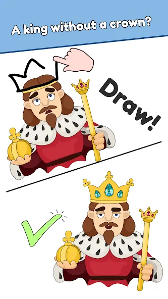 DOP: Draw One Part (ДОП) [МОД: Много денег, Монет и Все открыто] Screenshot 1