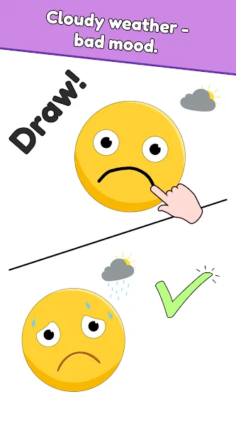DOP: Draw One Part (ДОП) [МОД: Много денег, Монет и Все открыто] Screenshot 2