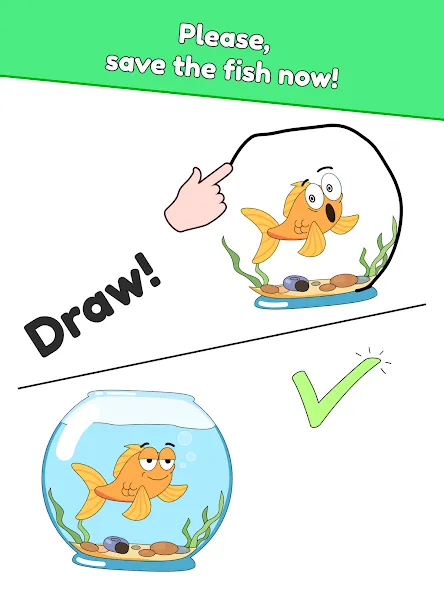 DOP: Draw One Part (ДОП) [МОД: Много денег, Монет и Все открыто] Screenshot 5