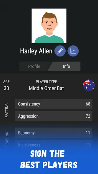 Wicket Cricket Manager (Уикет Крикет Менеджер) [МОД: Все открыто, Дополнительные деньги и Меню MOD] Screenshot 2