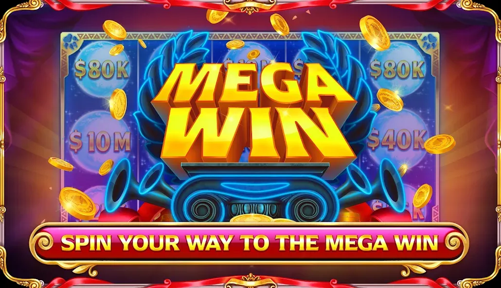 Caesars Slots: Casino Games (Сизарс Слотс) [МОД: Деньги, Монеты и Меню MOD] Screenshot 4
