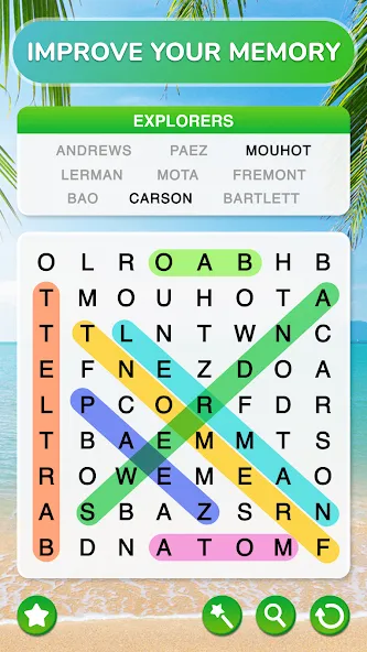 Word Search - Word Puzzle Game [МОД: Много денег, Монет и Все открыто] Screenshot 5
