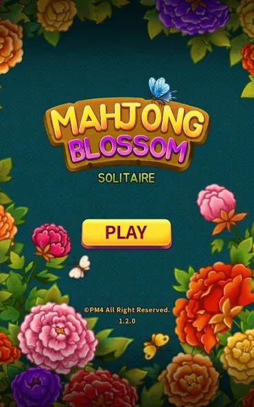 Mahjong Blossom Solitaire [МОД: Много монет, Открытые уровни и Мега MOD] Screenshot 1