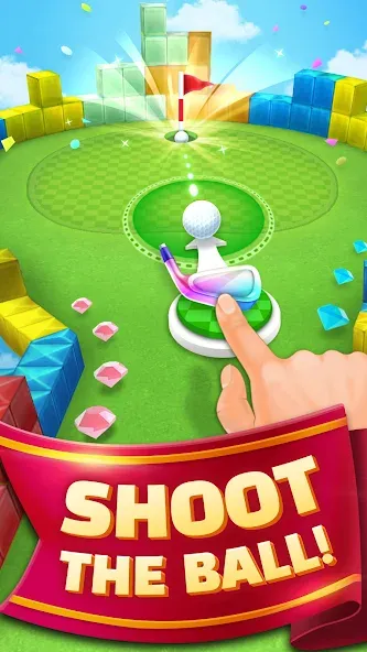 Mini Golf King (Мини Гольф Кинг) [МОД: Меню, Бесконечные монеты и Открытые уровни] Screenshot 1
