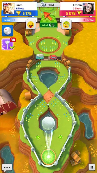 Mini Golf King (Мини Гольф Кинг) [МОД: Меню, Бесконечные монеты и Открытые уровни] Screenshot 5