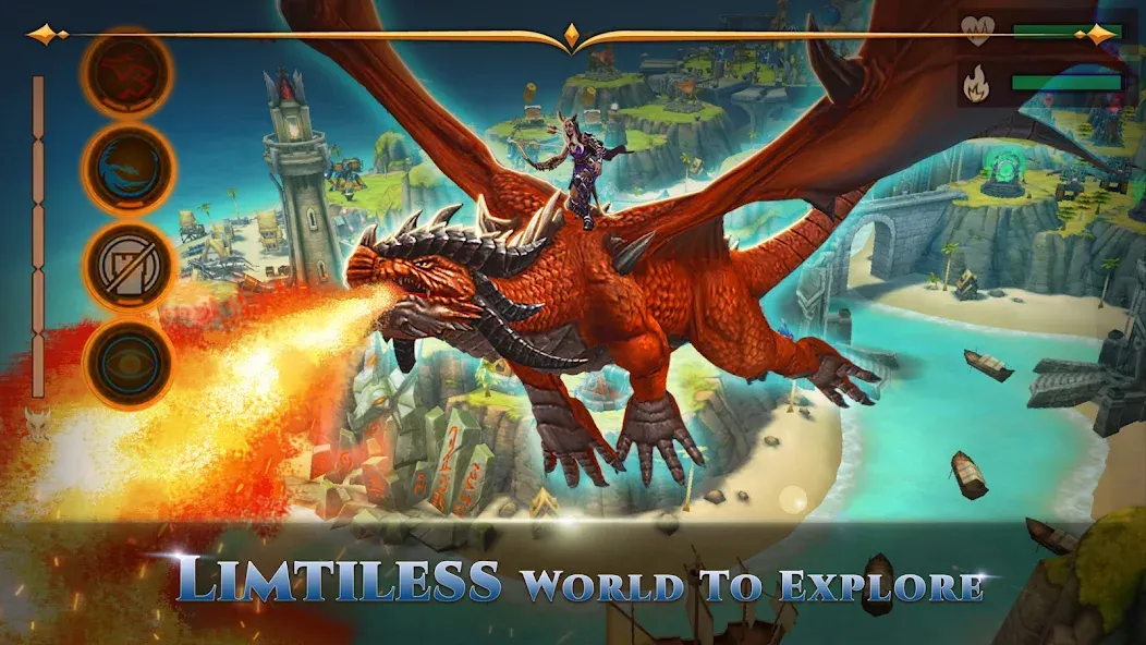 War Dragons (Вар Драгонс) [МОД: Деньги, Монеты и Меню MOD] Screenshot 1