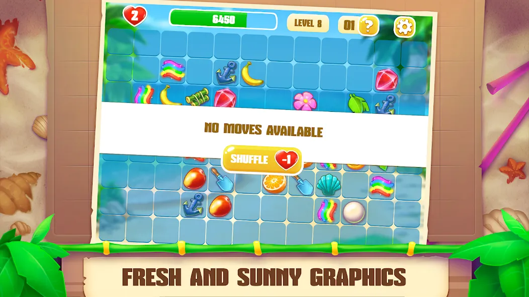 Onet Paradise: connect 2 tiles (Онет Парадайз) [МОД: Бесконечные деньги, Монеты и Мега MOD] Screenshot 3