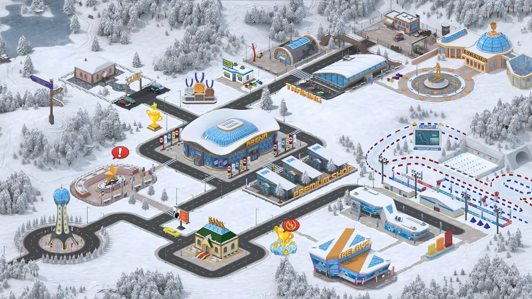 Biathlon Mania (Биатлон Мания) [МОД: Бесконечные деньги, Монеты и Мега MOD] Screenshot 3