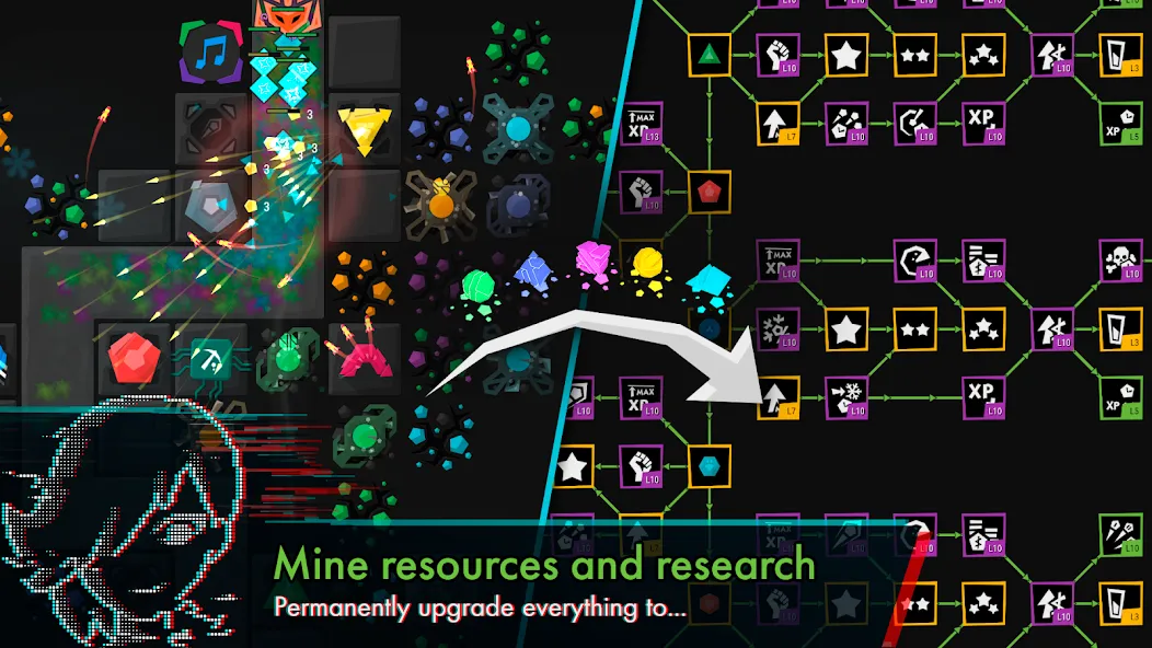 Infinitode 2 - Tower Defense (Инфинитод 2) [МОД: Деньги, Монеты и Меню MOD] Screenshot 2