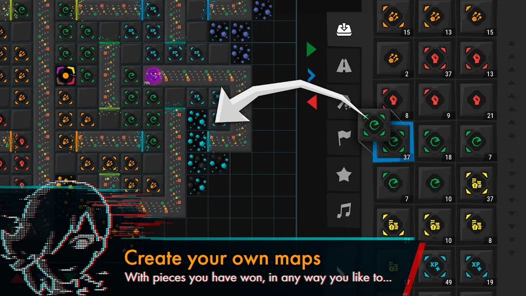 Infinitode 2 - Tower Defense (Инфинитод 2) [МОД: Деньги, Монеты и Меню MOD] Screenshot 4