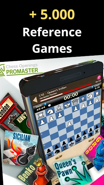 Chess Openings Promaster [МОД: Все открыто, Дополнительные деньги и Меню MOD] Screenshot 5