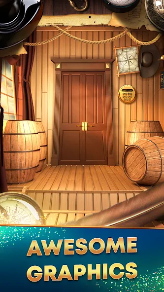 Puzzle 100 Doors - Room escape [МОД: Много монет, Открытые уровни и Мега MOD] Screenshot 3