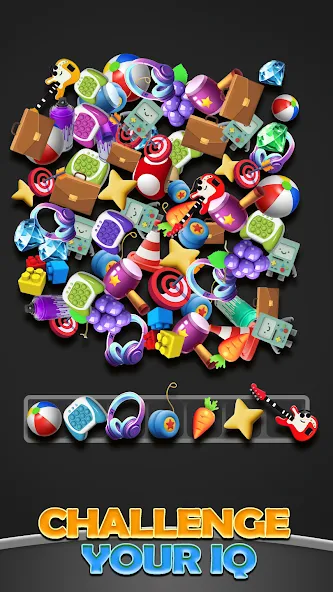 Triple Match 3D Ultimate Match (Скери Клаун Хоррор Сурвайвал 3Д) [МОД: Много денег, Монет и Все открыто] Screenshot 1