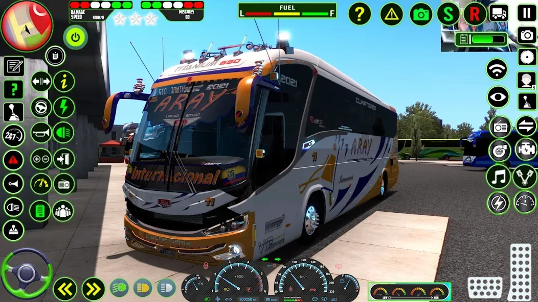 Euro Coach Bus Simulator 3D (Паблик Коуч Бас Драйвинг 3Д) [МОД: Все открыто, Дополнительные деньги и Меню MOD] Screenshot 1