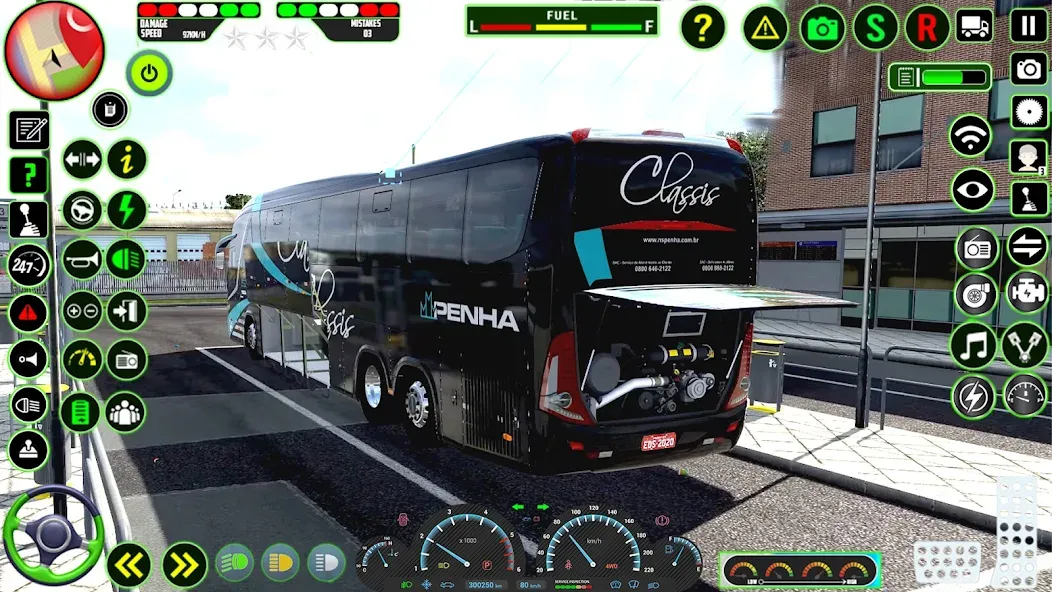 Euro Coach Bus Simulator 3D (Паблик Коуч Бас Драйвинг 3Д) [МОД: Все открыто, Дополнительные деньги и Меню MOD] Screenshot 2