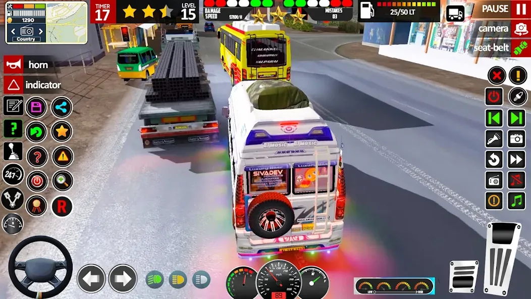 Euro Coach Bus Simulator 3D (Паблик Коуч Бас Драйвинг 3Д) [МОД: Все открыто, Дополнительные деньги и Меню MOD] Screenshot 3