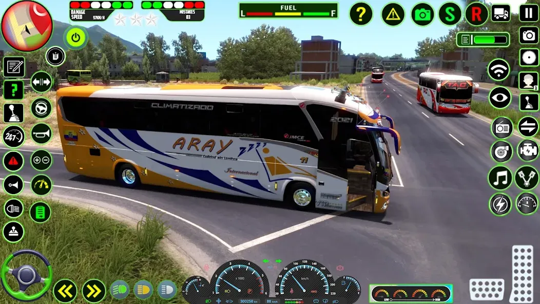Euro Coach Bus Simulator 3D (Паблик Коуч Бас Драйвинг 3Д) [МОД: Все открыто, Дополнительные деньги и Меню MOD] Screenshot 4