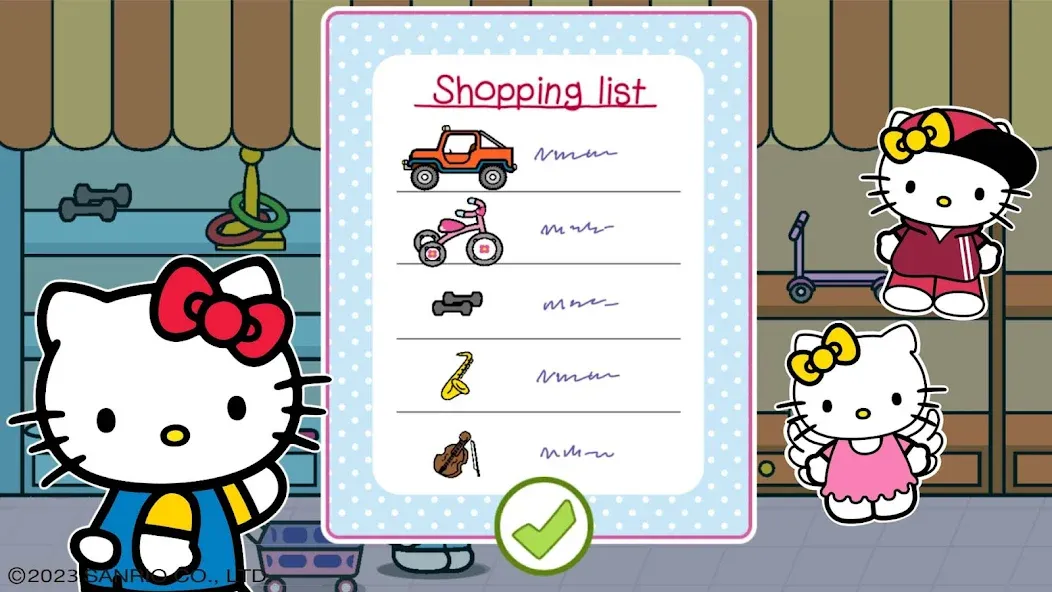 Hello Kitty: Kids Supermarket (Хеллоу Китти) [МОД: Все открыто, Дополнительные деньги и Меню MOD] Screenshot 4