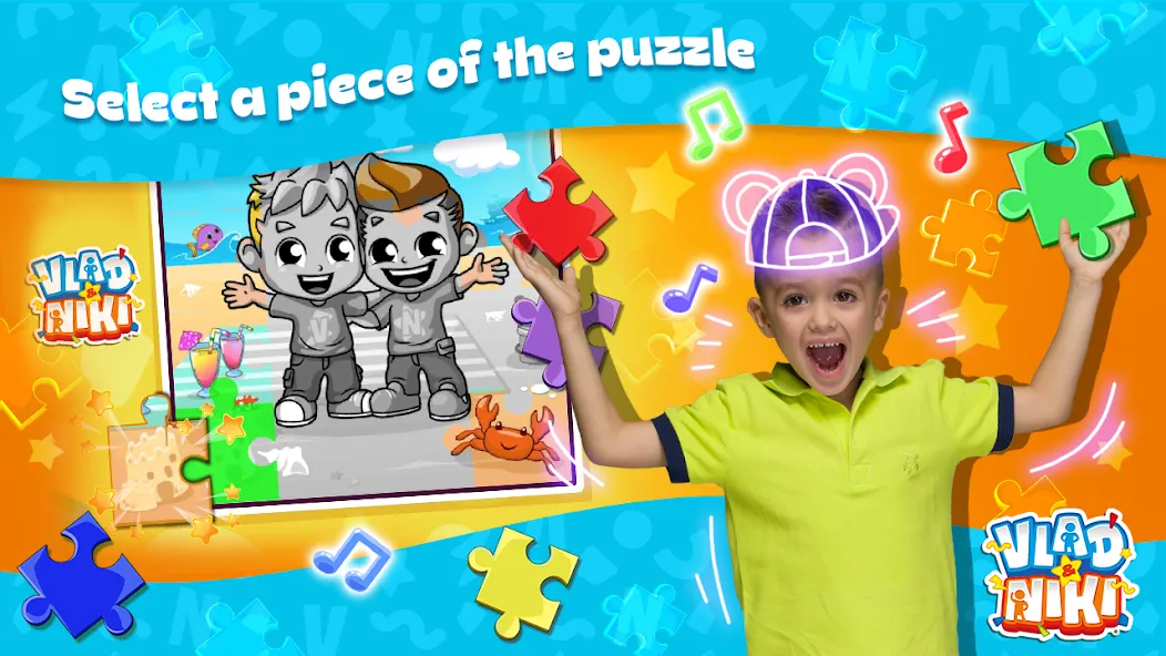 Vlad and Niki: Kids Piano [МОД: Много денег, Монет и Все открыто] Screenshot 5