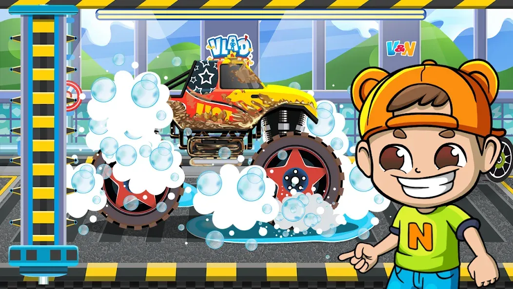 Monster Truck Vlad & Niki [МОД: Все открыто, Дополнительные деньги и Меню MOD] Screenshot 3