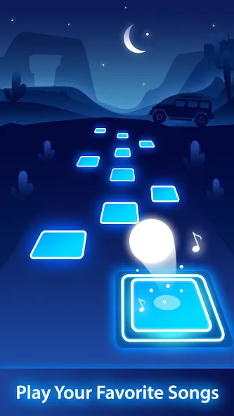 Magic Ball Tiles Hop Music Run (Меджик Бол Тайлз Хоп Мьюзик Ран) [МОД: Много монет, Открытые уровни и Мега MOD] Screenshot 2