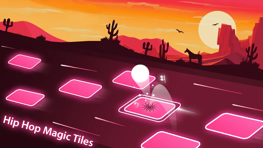 Magic Ball Tiles Hop Music Run (Меджик Бол Тайлз Хоп Мьюзик Ран) [МОД: Много монет, Открытые уровни и Мега MOD] Screenshot 5