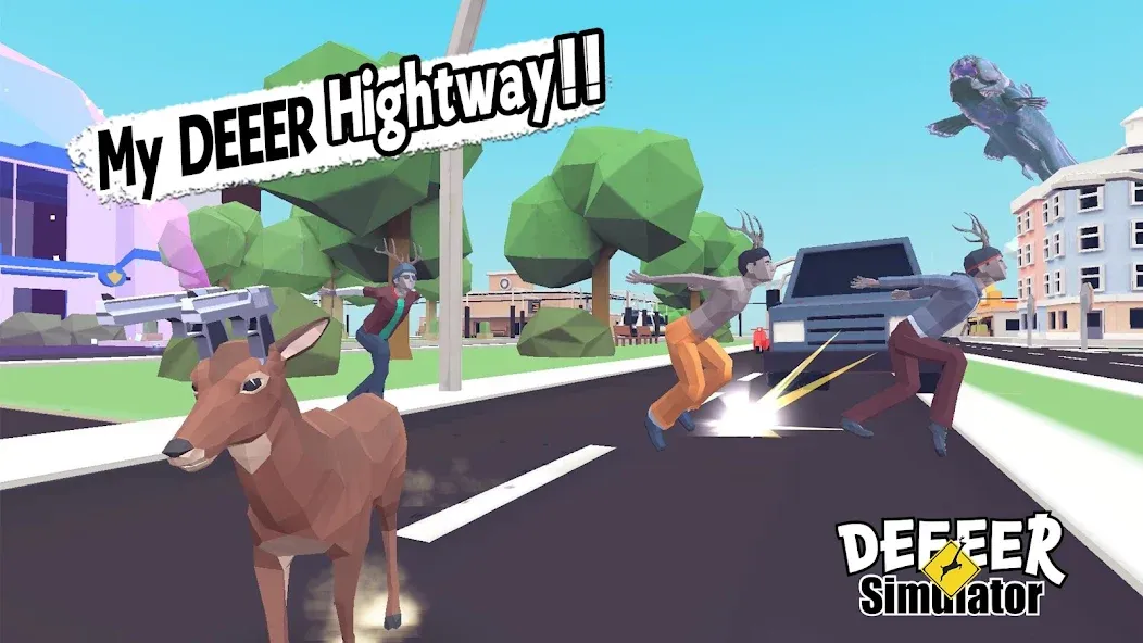 DEEEER Simulator: Modern World (ДИИИР Симулятор) [МОД: Много денег, Монет и Все открыто] Screenshot 1