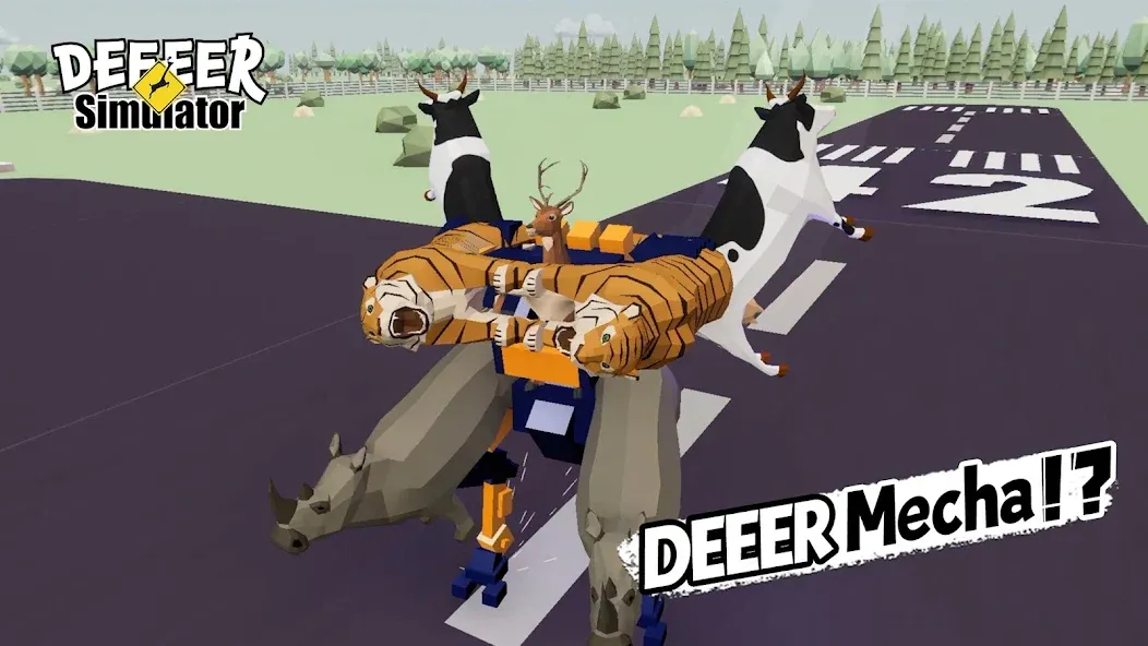 DEEEER Simulator: Modern World (ДИИИР Симулятор) [МОД: Много денег, Монет и Все открыто] Screenshot 5