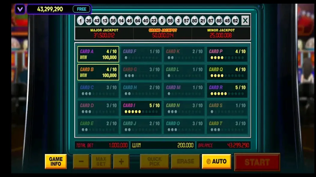 Vegas Keno (Вегас Кено) [МОД: Бесконечные деньги, Монеты и Мега MOD] Screenshot 4