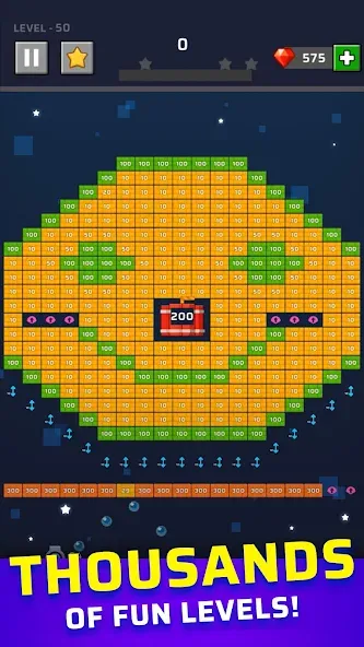 Brick Out - Shoot the ball (Брик Аут) [МОД: Бесконечные деньги, Монеты и Мега MOD] Screenshot 2