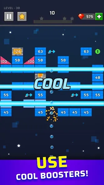Brick Out - Shoot the ball (Брик Аут) [МОД: Бесконечные деньги, Монеты и Мега MOD] Screenshot 5