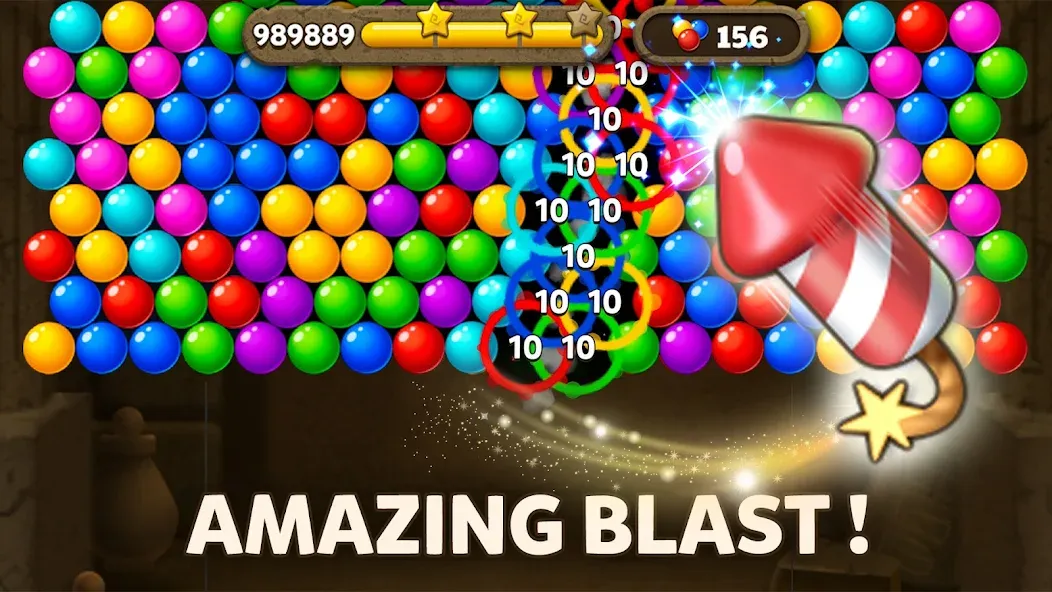 Bubble Pop Origin! Puzzle Game [МОД: Меню, Бесконечные монеты и Открытые уровни] Screenshot 3