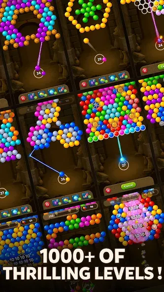 Bubble Pop Origin! Puzzle Game [МОД: Меню, Бесконечные монеты и Открытые уровни] Screenshot 4