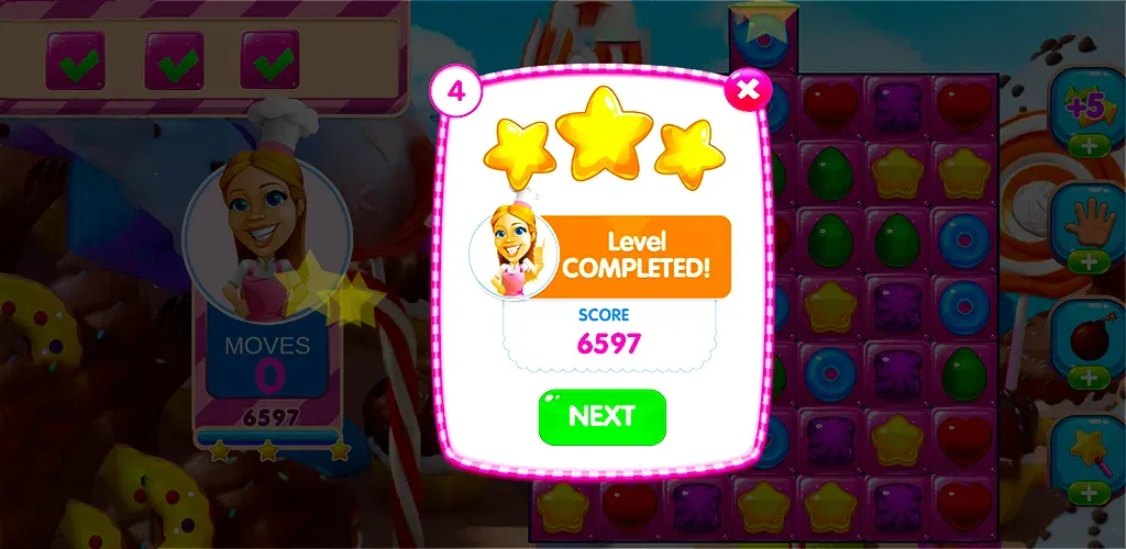 Jelly Kingdom Crush - Match 3 [МОД: Много монет, Открытые уровни и Мега MOD] Screenshot 4