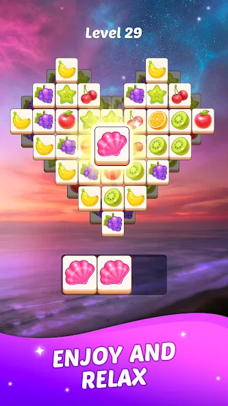 Match Tile Scenery (Матч Тайл Сценери) [МОД: Бесконечные деньги, Монеты и Мега MOD] Screenshot 1