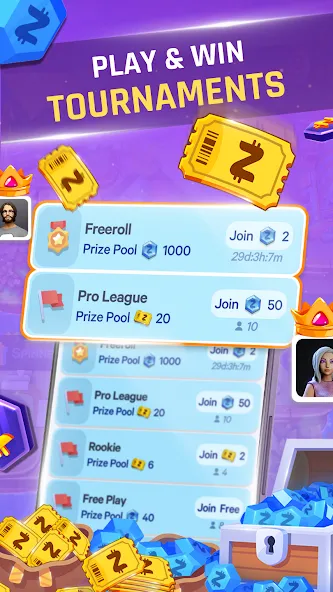 PlayZap - Games, PvP & Rewards (ПлейЗап) [МОД: Деньги, Монеты и Меню MOD] Screenshot 2